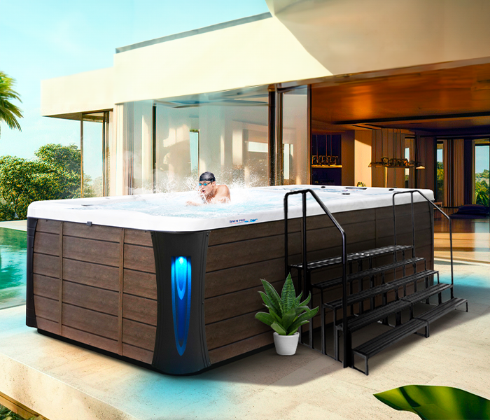 Calspas hot tub being used in a family setting - Mumbai